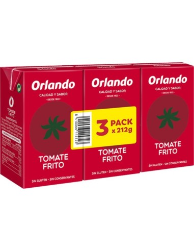 TOMATE FRITO ORLANDO BRIK 212 GRA PAK 3