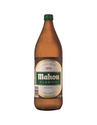 CERVEZA MAHOU 1 LT. S.RETORNO