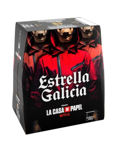 CERVEZA ESTRELLA GALICIA PK-6 250 ML