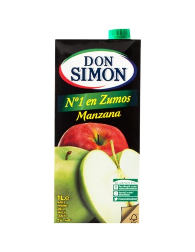 ZUMO D.SIMON MANZANA BRIK 1 LT