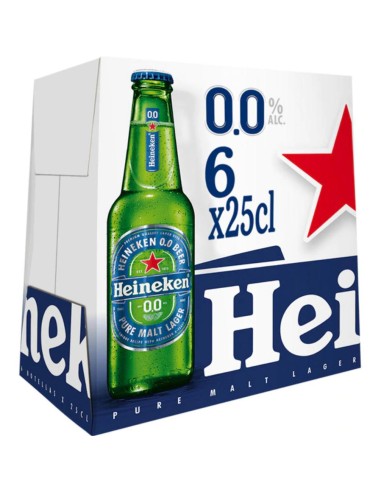 CERVEZA HEINEKEN 0% PK-6 250 ML