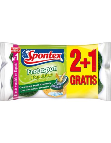 ESTROPAJO SPONTEX FROTASPON PK-2  UND