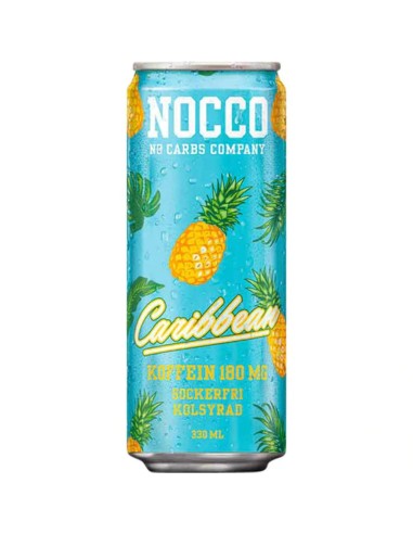 NOCCO BEBIDA ENERGETICA BCAA 330ML CARIBBEAN