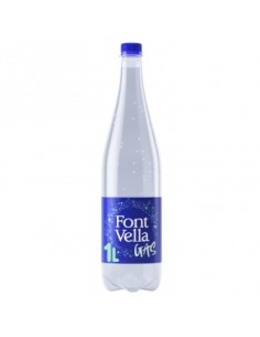 AGUA FONTER CON GAS PLAST. 1 LT