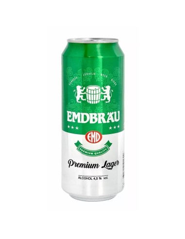 CERVEZA EMDBRAU LATA 500 ML.