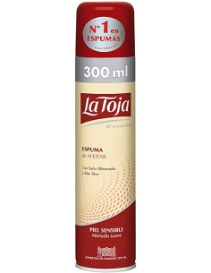 ESPUMA AFEITAR LA TOJA SENSIBLE 250 GR
