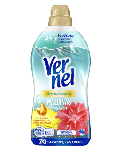 SUAVIZANTE VERNEL CONC. MALDIVAS 55 DOSI