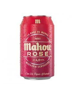 CERVEZA MAHOU ROSE LATA 33 CL