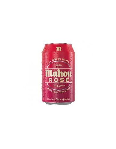 CERVEZA MAHOU ROSE LATA 33 CL