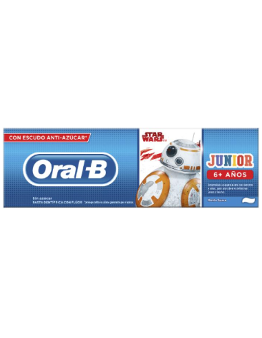 ORAL-B DENTRIFICO 75ML JUNIOR 6+AÑOS