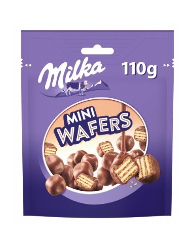 MILKA CHOCO MINI WAFERS 110G