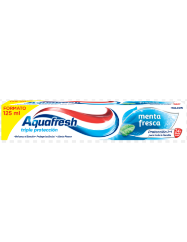 AQUAFRESH PASTA DENTAL MENTA FRESCA 125ML